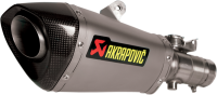 Akrapovic bageste lyddæmper SS/TI/CF YZFR6