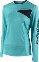 TLD Skyline LS Jersey Damen Aqua Größe M