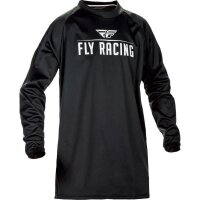 Fly Racing Hemd Windproof schwarz-grau