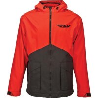 Fly Racing Jacke Pit rot-schwarz