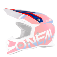 Oneal Ersatzvisier 5SRS Helm BLOCKER rot/blau