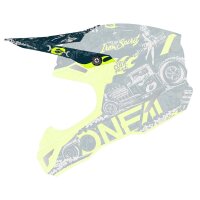 Oneal Ersatzvisier 5SRS Polyacrylite Helm HR blau/neon gelb