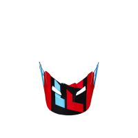 Fox Fhe Only:Mx16 V1 Hlmt Vsr-Mako [Blu/Rd]