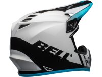 Bell MX-9 MIPS helmet white blue