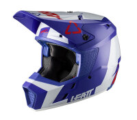 Leatt Helm GPX 3.5 blau-weiss-rot