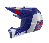 Leatt Helm GPX 3.5 blau-weiss-rot