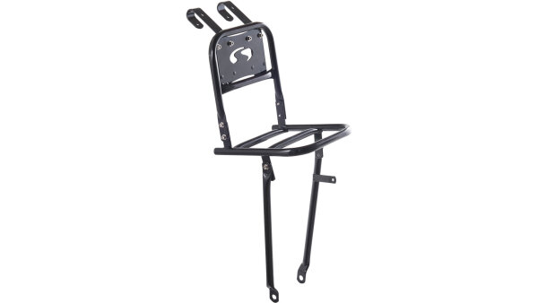 STECO Transportgepäckträger "Comfort" – Breite: 20 cm, Tiefe: 20 cm, Höhe: 20 cm, Schwarz-glanz, für 20"-24"