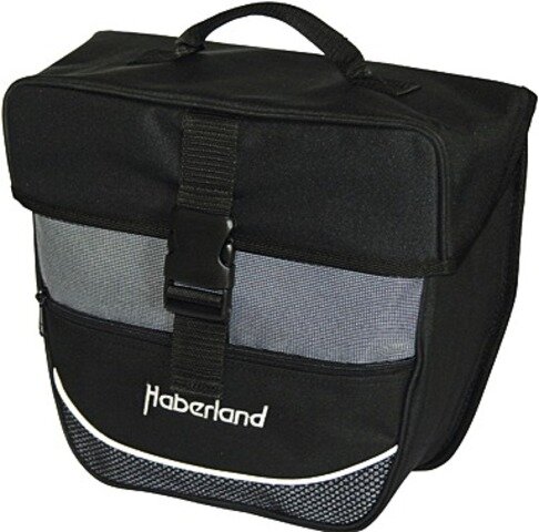 Haberland Einzelpacktasche Haberl. 12,5L Schwarz/Silber