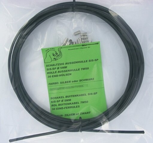 Slurf outdoor huelle SIS roll A 7.5m black M.endkap