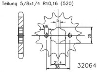 Esjot Ritzel 520 13Z Standard