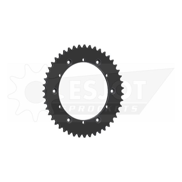Esjot Kettenrad 520 49Z Stahl Schwarz