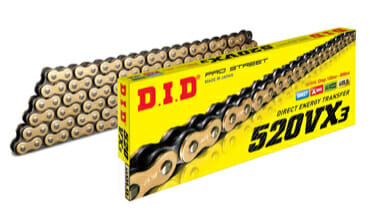 Did chain 520 VX3 116 n Gold/gray open