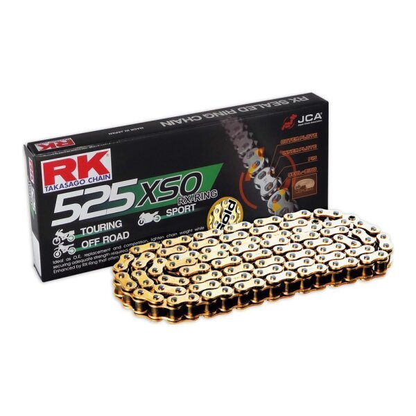 RK Kette 525 Xso 112 N Gold/Gold Offen