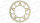 RK Kettenrad 525 45Z Alu Gold Matt Hart Anod.