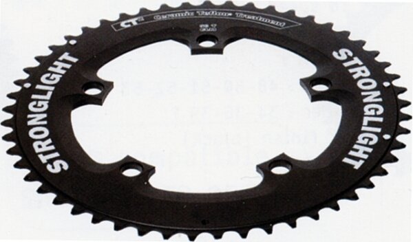 Stronglight chainring Cromo Time Trial 51 Z. Black