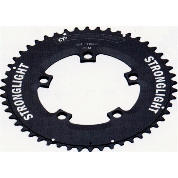 Stronglight Kettenblatt Cromo Time Trial 110 Mm 50 Z. Schw.