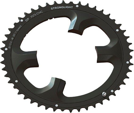 Stronglight Kettenblatt Ct2 Schw.4 A. Dura Ace 9000,110Mm 52 Z.