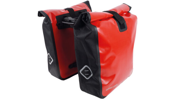 AtranVelo Seitentaschen  Travel  Atran,Rot/Schwarz, Paar