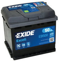 Exide Starterbatterie 12V 50Ah  450A (En)