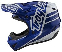 TLD GP Silhouette Motocross Helm Navy/Weiß
