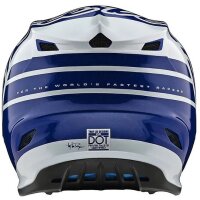 TLD GP Silhouette Motocross Helm Navy/Weiß