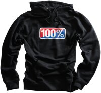 100% Hoodie Classic Schwarz