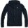 100% Hoodie Zip Regent Blau