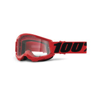 100percent Strata 2 Junior Brille rot - klares Glas
