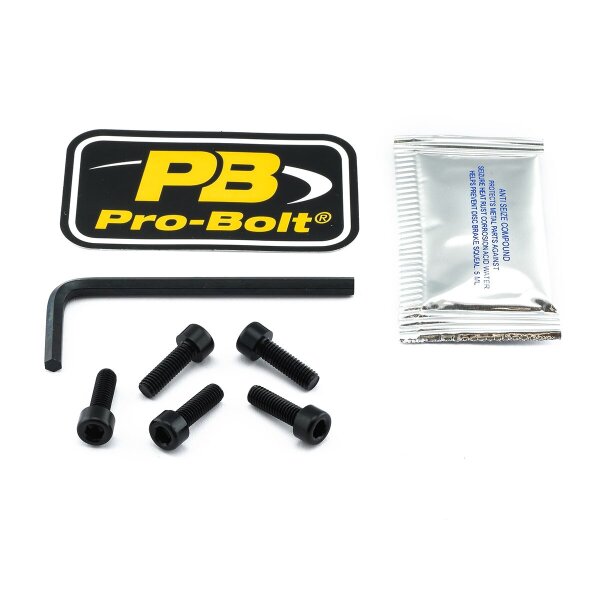PRO BOLT Zestaw Scr Korek Wlewu Paliwa Czarny