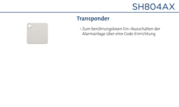 Transponder Daitem SH804AX