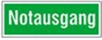 Rettungswegschilder / NOTAUSGANG