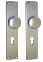 Piastre a bottone lunghe stampate 250 x 53 mm PZ perforato / 72 mm / F1-elox.