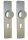 Piastre a bottone lunghe stampate 250 x 53 mm PZ perforato / 72 mm / F1-elox.