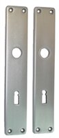 Formowane długie płyty tylne 230 x 40 mm z perforacją BB, 72 mm / F1-elox.
