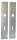 Formowane długie płyty tylne 230 x 40 mm z perforacją BB, 72 mm / F1-elox.