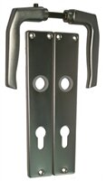 Garniture de plaque longitudinale à béquilles / F2-elox. pour PZ
