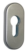 Glidende beskyttelsesroset til metaldøre/ oval 460/09, F1, 9 mm tyk