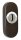 Scure di sicurezza core-pull per porte in metallo/OVAL 485 KZS, marrone, sporgenza cilindrica 5-10 mm