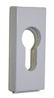 Rosace de protection coulissante pour portes métalliques 455/06, blanc 9016, épaisseur 6 mm
