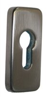 Rozeta ochronna do drzwi metalowych/kątowych 460/09, NIRO, grubość 9 mm