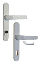 Protezione telaio stretta grt. su entrambi i lati maniglia a leva 8/92 / 11-15 mm / bianco / No. 934HB