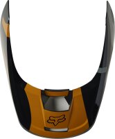 Fox Kinder V1 Helm Visier - Skew [Blk/Gld]