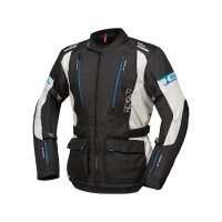 iXS Tour Jacke Lorin-ST schwarz-hellgrau-blau 5XL
