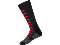 iXS Socken Merino 365 grau-rot 42/44