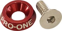 PRO-ONE PERF.MFG. Seat Knob 1/4-20 Red
