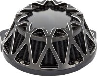 Arlen Ness Crossfire luftfilter - sort