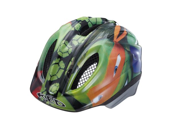 Kask dziecięcy BIKE FASHION "Turtles"
Zapięcie zatrzaskowe z podbródkiem i opatentowanym systemem Quicksafe dla łatwego i precyzyjnego dopasowania do indywidualnego kształtu głowy