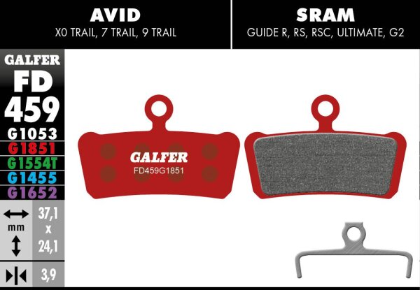 GALFER Brake Pad Advanced