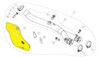 Akrapovic Hitzeschutz CA