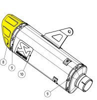 Akrapovic embout titane